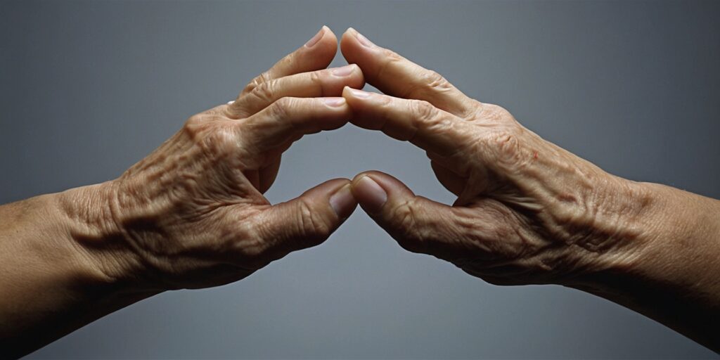 Image illustrant un patient avant et après une correction de syndactylie.